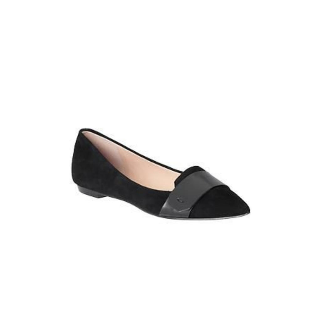Sigerson Morrison " Belle " Suede w Leather Band Sz 8